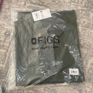 Figs women's Nala - Shortsleeve Scrub Polo S / Moss NWT